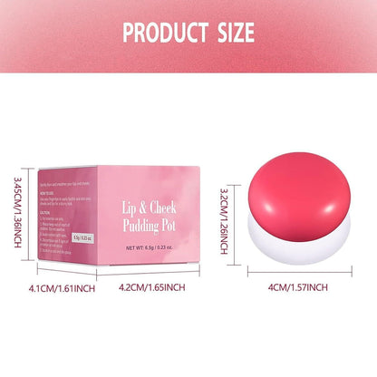 Lip & Cheek(Blush) - Korean Pudding  Pot Long Lasting